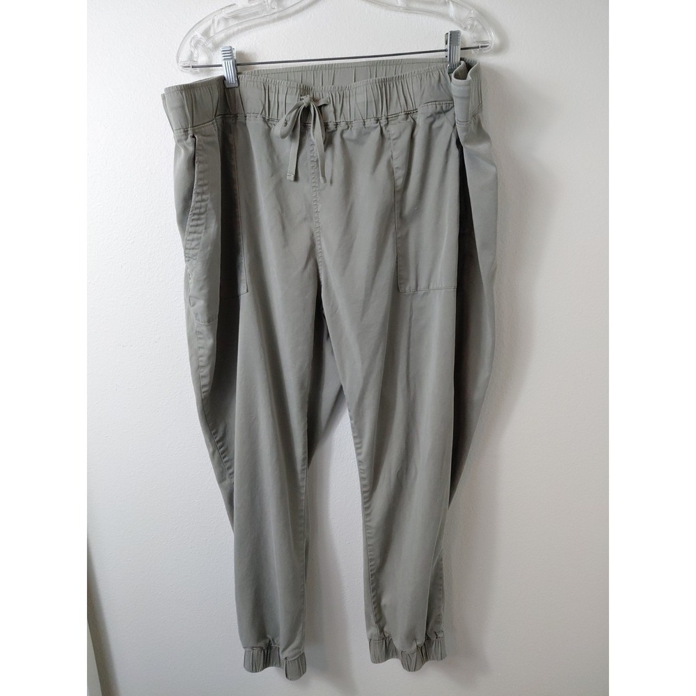 Buffalo David Bitton Jogger Pants Men's XXL‎ Green Soft Tencel Pull-On NWT
